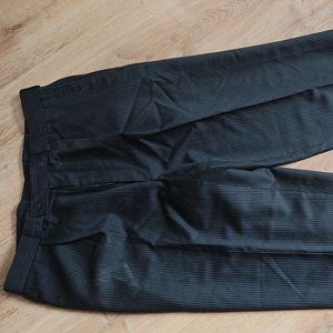 Calvin Klein vintage pin striped black baggy dress pants size 34 X 32 used